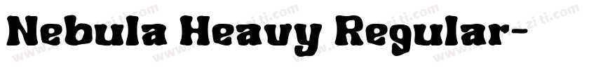 Nebula Heavy Regular字体转换